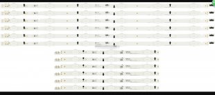 Wholesale LED Backlight Strips (12) Samsung BN96-30453A/BN96-30454A