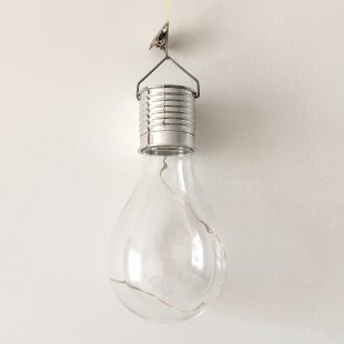 Led Solar Light Bulb Built-in 40mah Battery Outdoor Hanging Lanterns for Party Garden Home Patio Decor Warm White