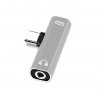 Dual Type C USB-C Earphone Headphone Audio Charging Charger Adapter Splitter Convertor for Xiaomi 6 6X 8 Note3 Mix 2 Huawei Mate 10 P20 Silver