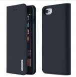 Wholesale Luxury Genuine Leather Magnetic Flip Cover Full Protective Case with Bracket Card Slot blue DUX DUCIS For iPhone 6/6s