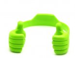 Wholesale Universal Adjustable Plastic Thumbs Modeling Mobile Phone Holder Fashion Phone Stand Bracket Holder - Green