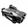 RC Aircraft 4k Obstacle Avoidance 360-Degree Rollover Optical Flow Dual Camera 4-Shaft RC Drone Black 3 Batteries