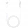 Wholesale for 7 8 Plus X XS X XR Car Speaker Connector Adapter Cord white Lighting to 3.5mm Male Jack Aux Audio Extension Cable