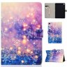 Wholesale with Front Snap Cute Cartoon Color Painted Smart Stay PU Cover Purple quicksand For Samsung T510/T515 Laptop Protective Case