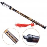 Chinese Ethnic Instrument Bamboo Bawu Pipe BaWu Flute G/F Tone G tone