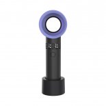 Wholesale Zero9 USB Handheld Mini Cooler Leafless Fan Rechargeable Portable Leafless Fan 3 Fan Speed Rating---Black