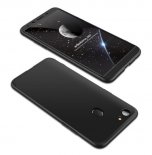 Abctay 3 in 1 Hybrid Hard Case Full Body 360 Degree Protection Back Cover black For OPPO A73/F5/F5 Youth/A75 Taiwan Slim