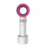 Wholesale Zero9 USB Handheld Mini Cooler Leafless Fan Rechargeable Portable Leafless Fan 3 Fan Speed Rating---white